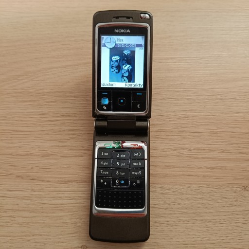 TELEFON NOKIA 6260 z ładowarką *polskie menu* bez simlocka + karta pamięci