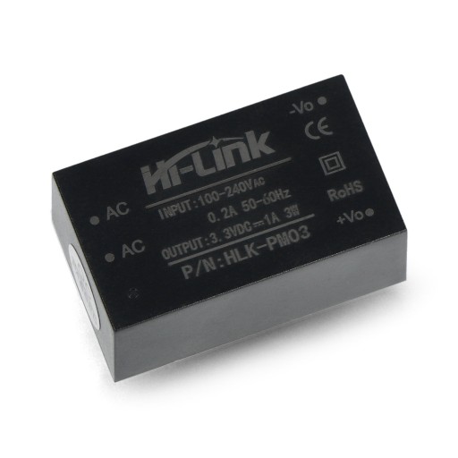 Zasilacz Hi-Link HLK-PM03 100V-240VAC / 3,3VDC 1A