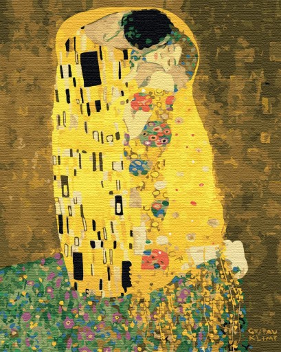 Pocałunek Klimt MALOWANIE PO NUMERACH Z RAMĄ Obrazy Po Numerach ARTNAPI