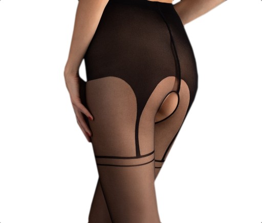 Fiore DELIGHT R4 open crotch jak pończochy Sensual
