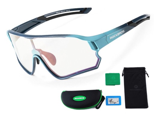 Okulary rowerowe dziecięce 8-14lat UV400 ROCKBROS SP314/5 Fotochromowe