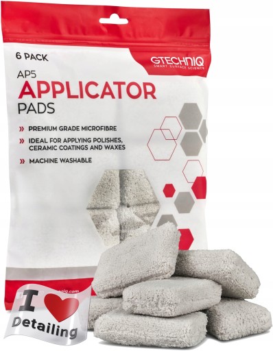 GTECHNIQ AP5 Miękkie Aplikatory Do Powłok Ceramicznych 6 sztuk