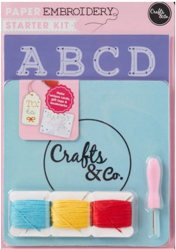 Zestaw do nauki wyszywania 9 elementów #CRAFTSANDCO