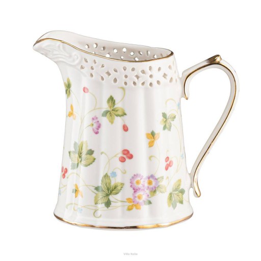 Mlecznik porcelanowy zdobiony Walencja Ivory