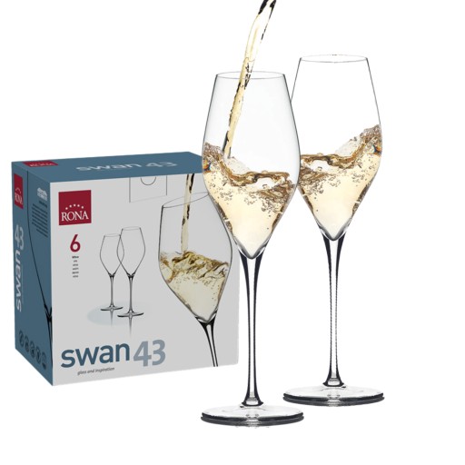 Kieliszki do wina białego Rona Swan430 Komplet 6sz