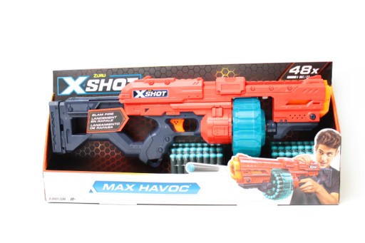 ZURU X-SHOT ExcelMaxHavoc wyrzutnia48s 36446 40367, ZURU , 219289.