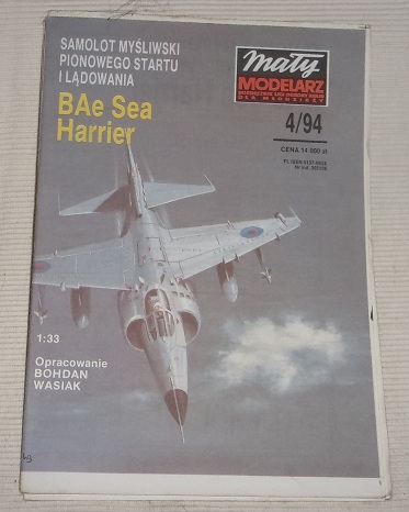 Mały modelarz - 4/94 - samolot BAe Sea Harrier