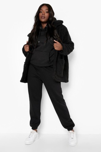 BOOHOO PLUS SIZE KOŻUCH DAMSKI KLASYCZNY 46 YHU