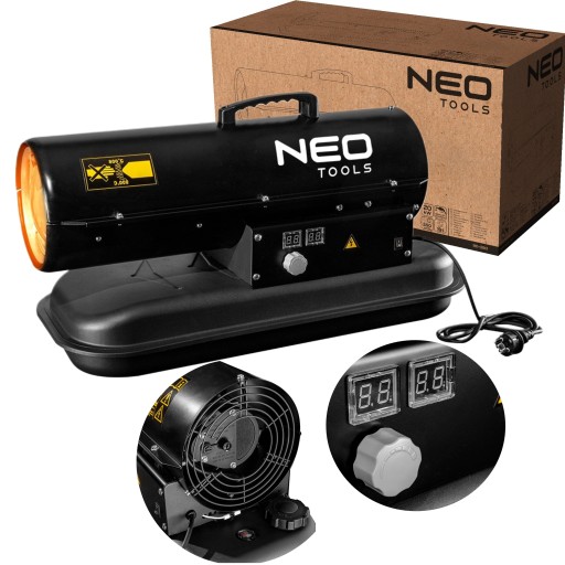 NEO NAGRZEWNICA OLEJOWA 20kW 550 m3/h DMUCHAWA 19L