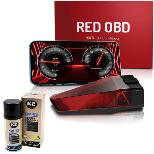 OBD2 tester adapter interfejs diagnostyczny funkcje PL + Klima Fresh GRATIS