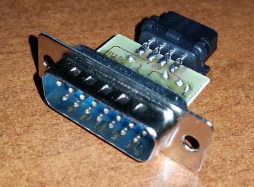 Pegasus adapter joystick pistolet 15->9pin