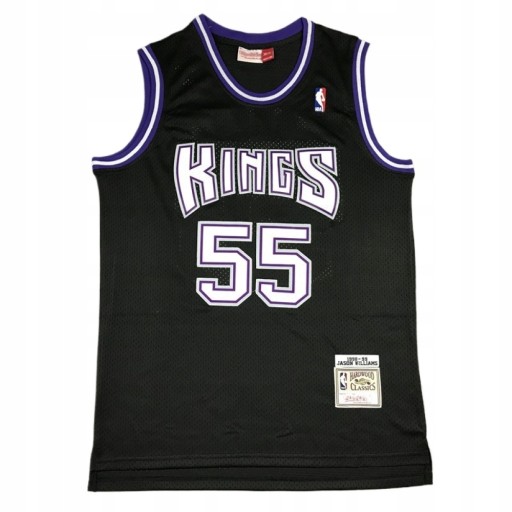 Koszulka Do Koszykówki Wyszywane Sacramento Kings No.55 Jason Williams, XXL