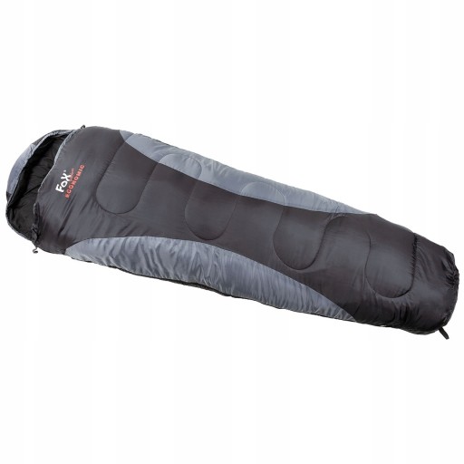 Śpiwór MFH Fox Outdoor Mummy Economic - Black/Grey