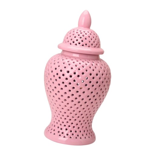 Porcelanowa świątynia rękodzieła ze słoika na imbi