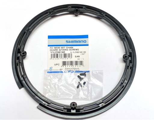 Shimano FC-M591 Deore LX 48T osłona mechanizmu korby srebrna