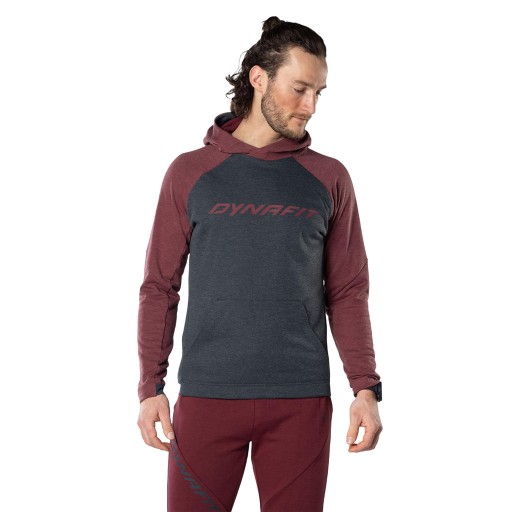Bluza skiturowa męska DYNAFIT 24/7 PTC Hoody burgundy XL