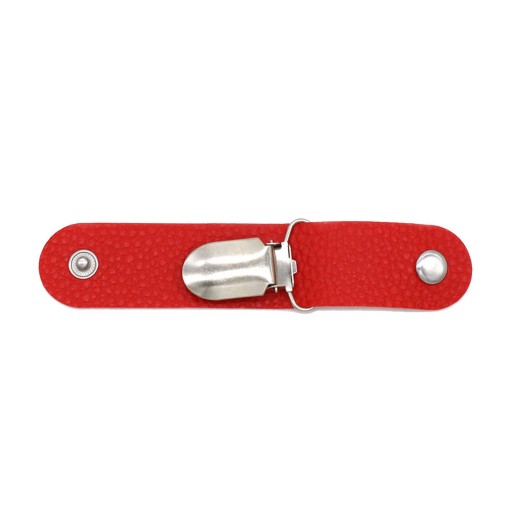 Klips do kapelusza do toreb podróżnych Klips do czapki Hands Free, czerwony