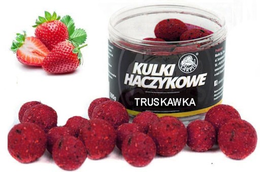 Kulki Proteinowe hakowe 16-20mm 100g Truskawka WrocłaW