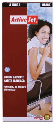 Taśma barwiąca ActiveJet Epson ERC31 czarna (zamiennik)