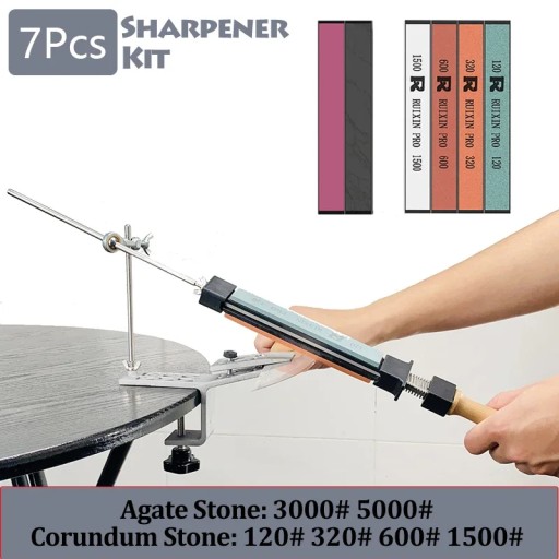Adjustable Angle Fixed Knife Sharpener Kit Pro Blade Sharpening Scissors Po