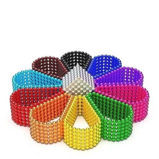 KULKI 3mm MAGNETYCZNE KLOCKI NEOCUBE 1000szt KOLOR