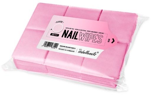 ISABELLENAILS WACIKI BEZPYŁOWE GŁADKIE MOCNE 600 SZT.