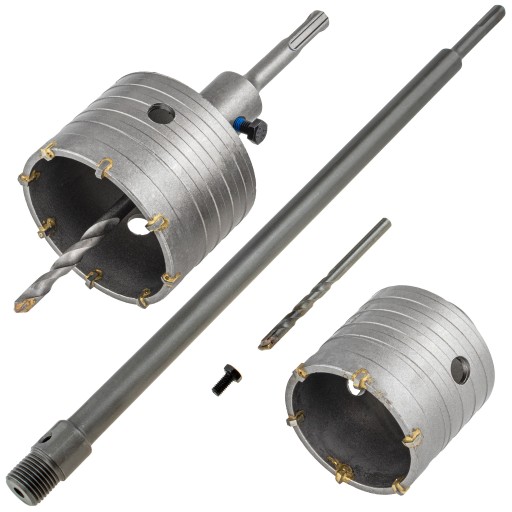 OTWORNICA FREZ DO BETONU 65 80 MM SDS+ PRZEDŁUŻKA 350