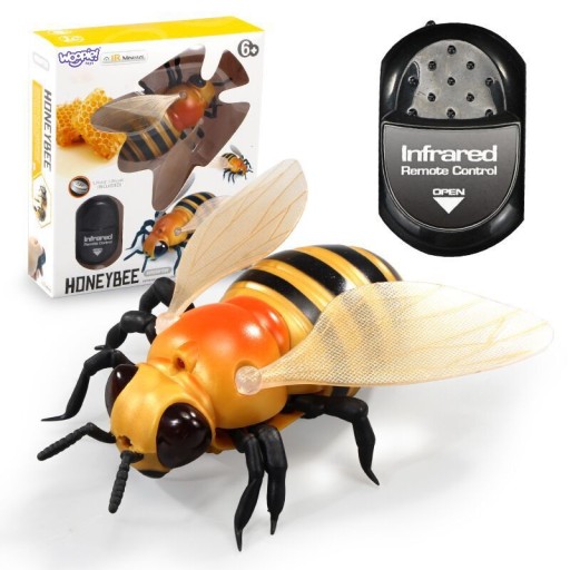 ZDALNIE STEROWANY NA PILOTA BATERIE OWAD PSZCZOŁA RC ROBOT ROBAK XL WOOPIE