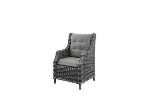 Fotel SIENA royal szary grey OLTRE technorattan
