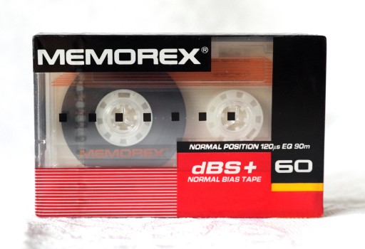 Memorex dBS+ 60 * NOWA Unikat * VINTAGE - 1989r. Jedyna taka na ALLEGRO !!!