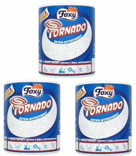 FOXY TORNADO Ręcznik kuchenny papierowy 3 WARSTWY