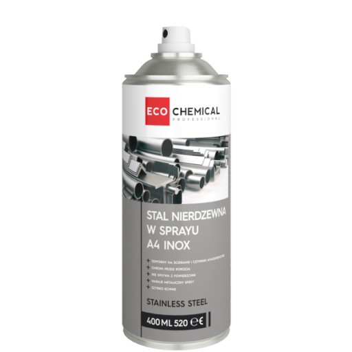 FARBA STAL NIERDZEWNA W SPRAYU INOX ECOCHEMICAL