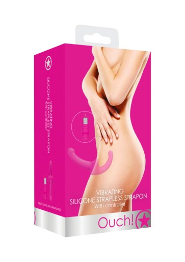 VIBRATING SILICONE STRAPLESS WIBRATOR NA PASKU