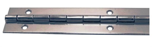 ZAWIAS TAŚMOWY INOX A2-304 40X0,7X3500 Z OTWORAMI