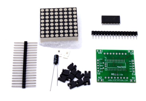 DIY KIT Matryca LED 8x8 MAX7219