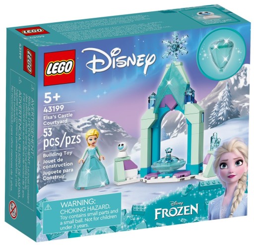 LEGO 43199 Disney Frozen Dziedziniec zamku Elzy