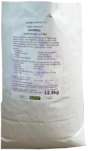 TLENEK MAGNEZU 83% KANIMAG 12,5kg kanibalizm tężyc