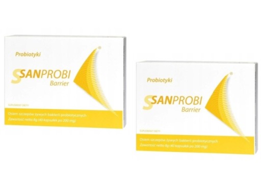 SANPROBI BARRIER 2x 40 KAPSUŁEK probiotyki
