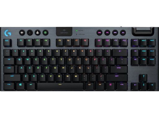 Klawiatura mechaniczna Logitech G915 TKL czarna QWERTZ DEU
