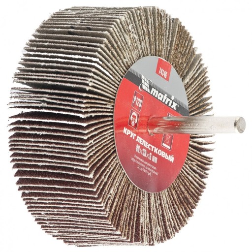 Ściernica listkowa trzpieniowa P80 80x30x6mm