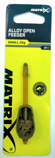 MATRIX Koszyk Open Feeder Alloy Small 25g