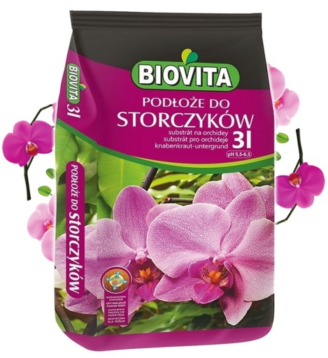 Podłoże do storczyków ziemia Lekka i luźna struktura 3l z nawozem