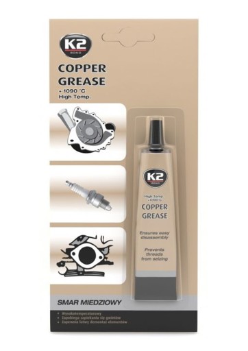 K2 COOPER GREASE SMAR MIEDZIOWY MIEDZIANY 20g
