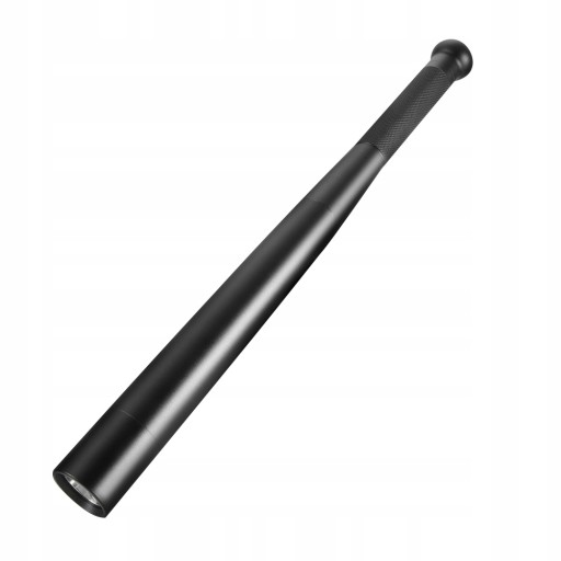 Latarka kij baseballowy pałka 39cm solidna czarn