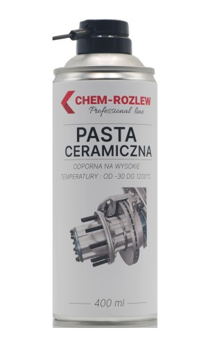 Pasta Ceramiczna (aerozol) 400ML SPRAY od -30 do +1200 °C