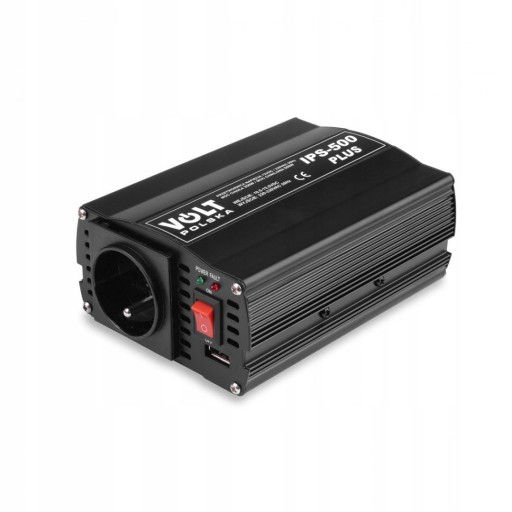 PRZETWORNICA SAMOCHODOWA 12V 230V 300W 500W PLUS