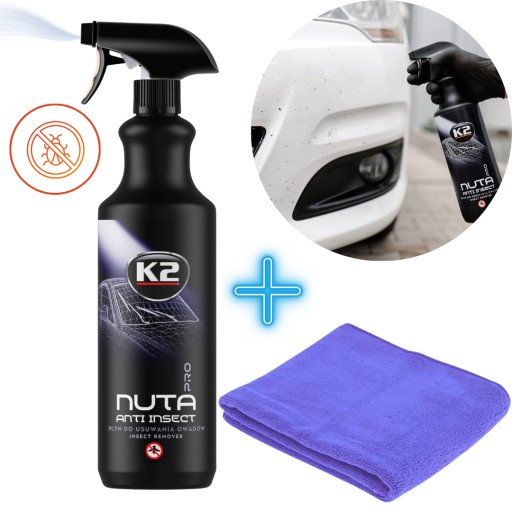 K2 NUTA ANTI-INSECT PRO 1L + MIKROFIBRA ZESTAW