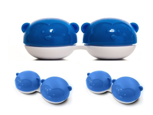 Pojemnik na soczewki Qcase 3D - Małpka