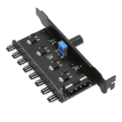 HUB ROZDZIELACZ PWM 4X WENTYLATORÓW 72W