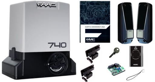 Napęd do bramy przesuwnej FAAC 740 - DELTA 2 XT4